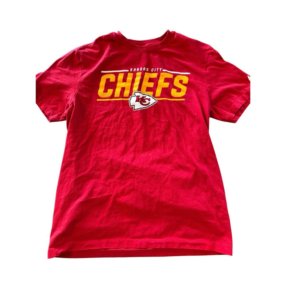 Nike Kansas City Chiefs NFL Football Shirt Red Yellow White Size M - Picture 2 of 5